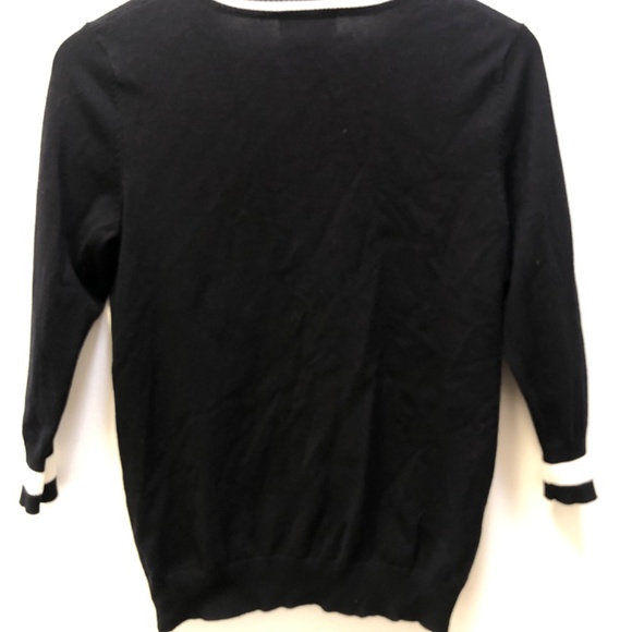 Carmen Marc Valvo Raised Floral Cardigan - Picture 2 of 4